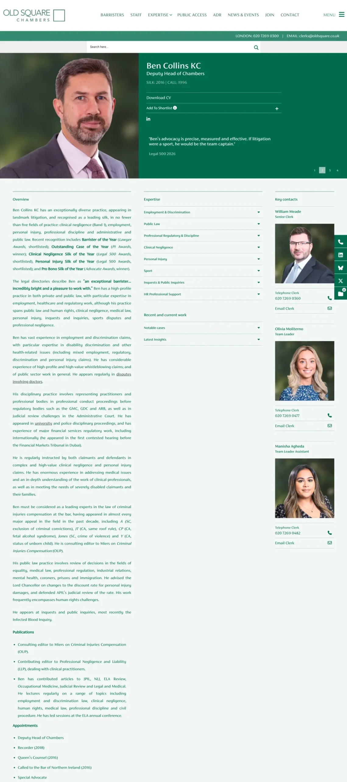 Website screenshot